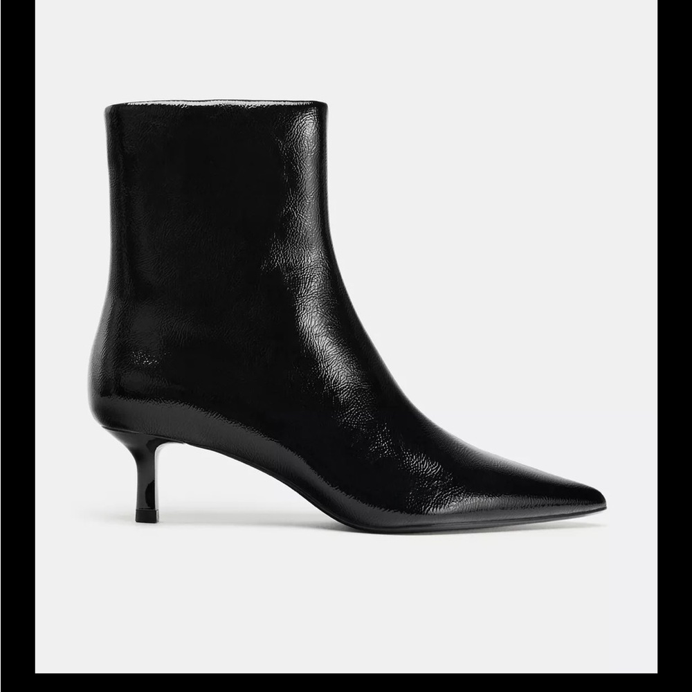 Zara Kitten Heel Ankle Boot